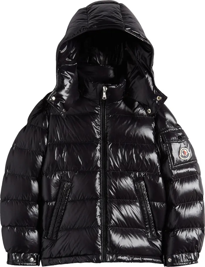 Moncler Kids' New Maya Hooded Down Puffer Jacket | Nordstrom | Nordstrom