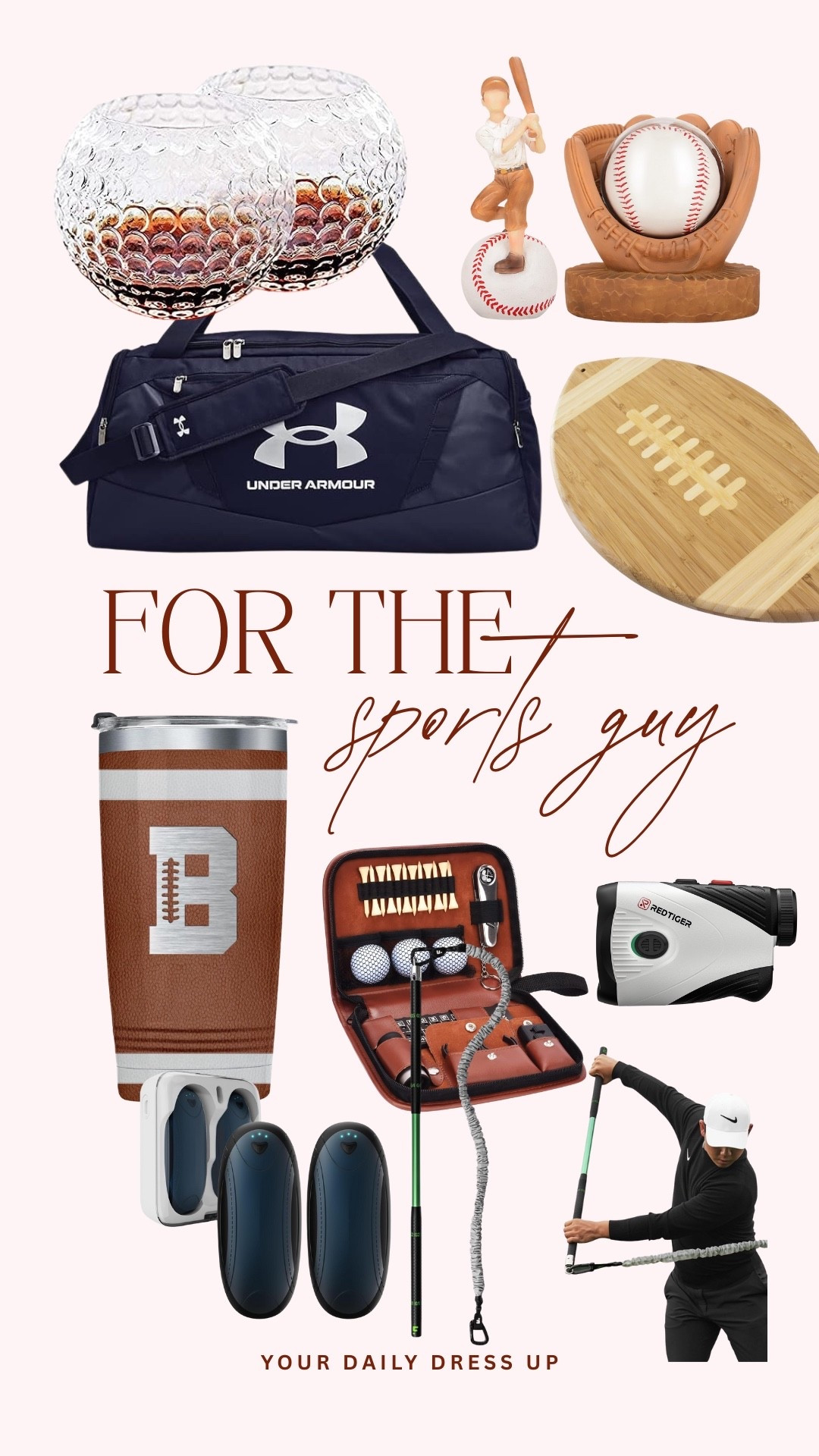 Holiday gift guide - gifts for guys - sports gifts - gifts for men 

#LTKMens #LTKGiftGuide #LTKHoliday