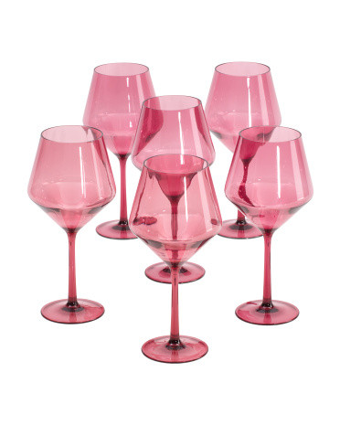 6pk Sole Shatter Proof Tritan Wine Glass Set | TJ Maxx