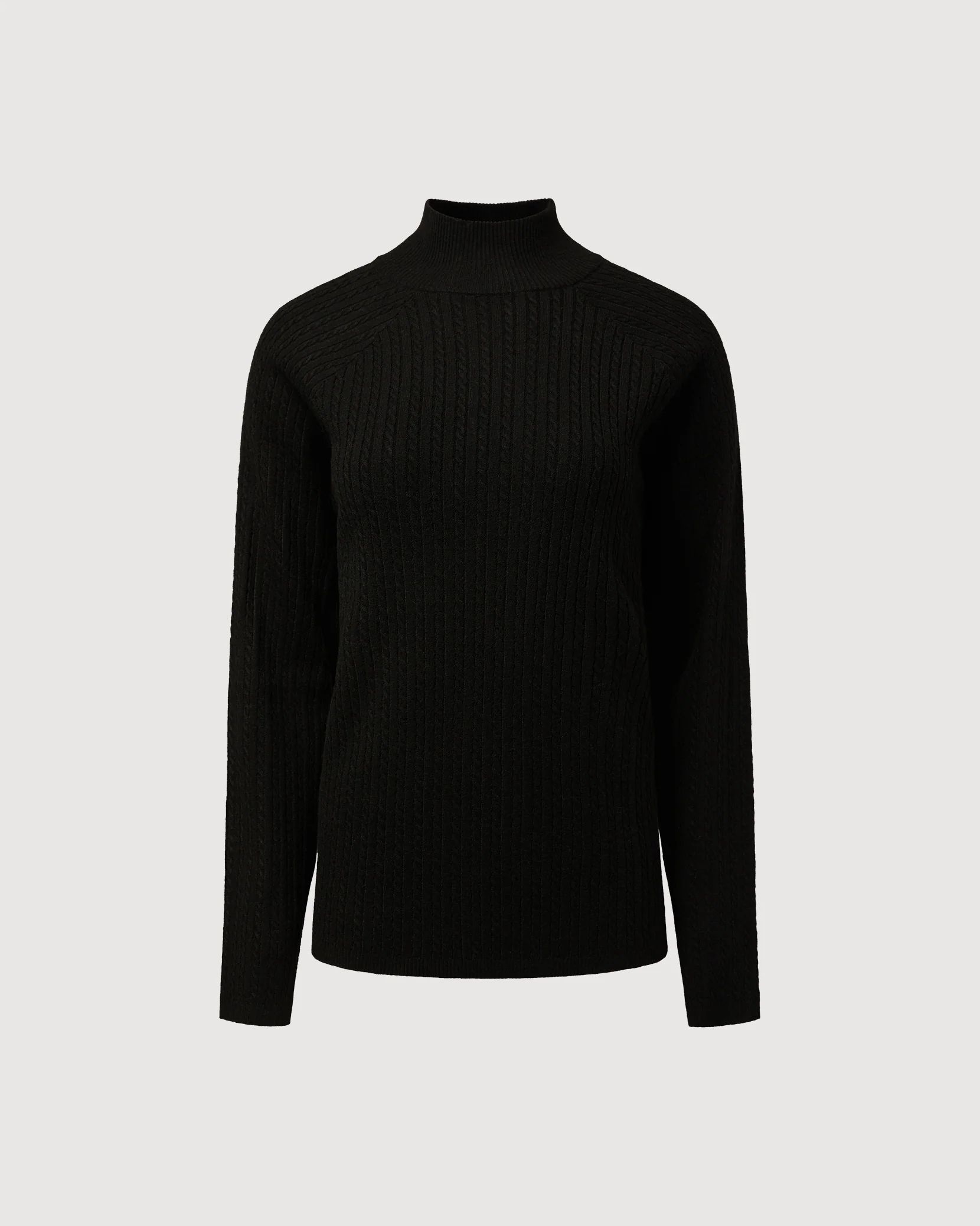 Cable Turtle Neck Sweater | Rachel Parcell