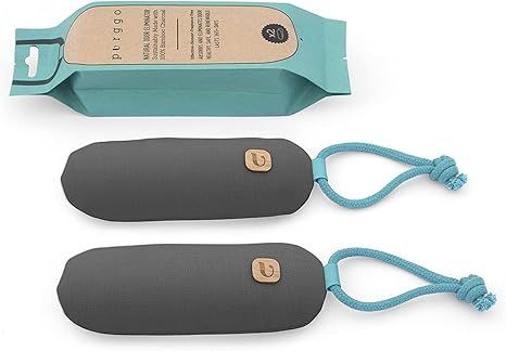 PURGGO Bamboo Charcoal Shoe Deodorizer Air Purifying Bag - Natural Odor Eliminator - Last 365+ Da... | Amazon (US)
