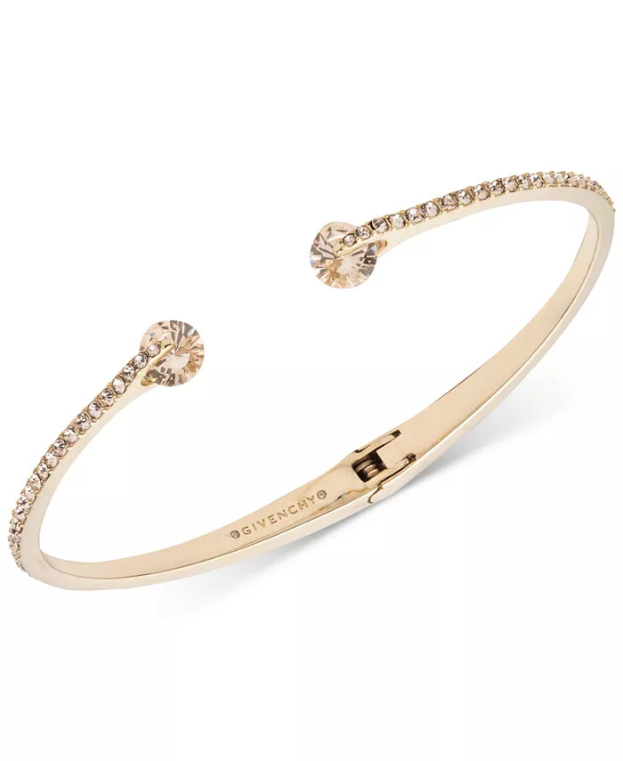 Crystal & Pavé Hinged Bangle Bracelet | Macy's Canada