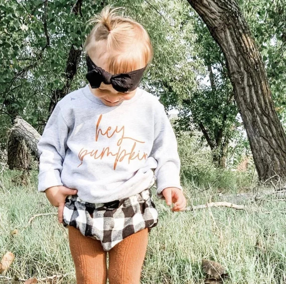 Hey Pumpkin cursive  Kids Fall Sweater  Fall Sweater for - Etsy | Etsy (US)