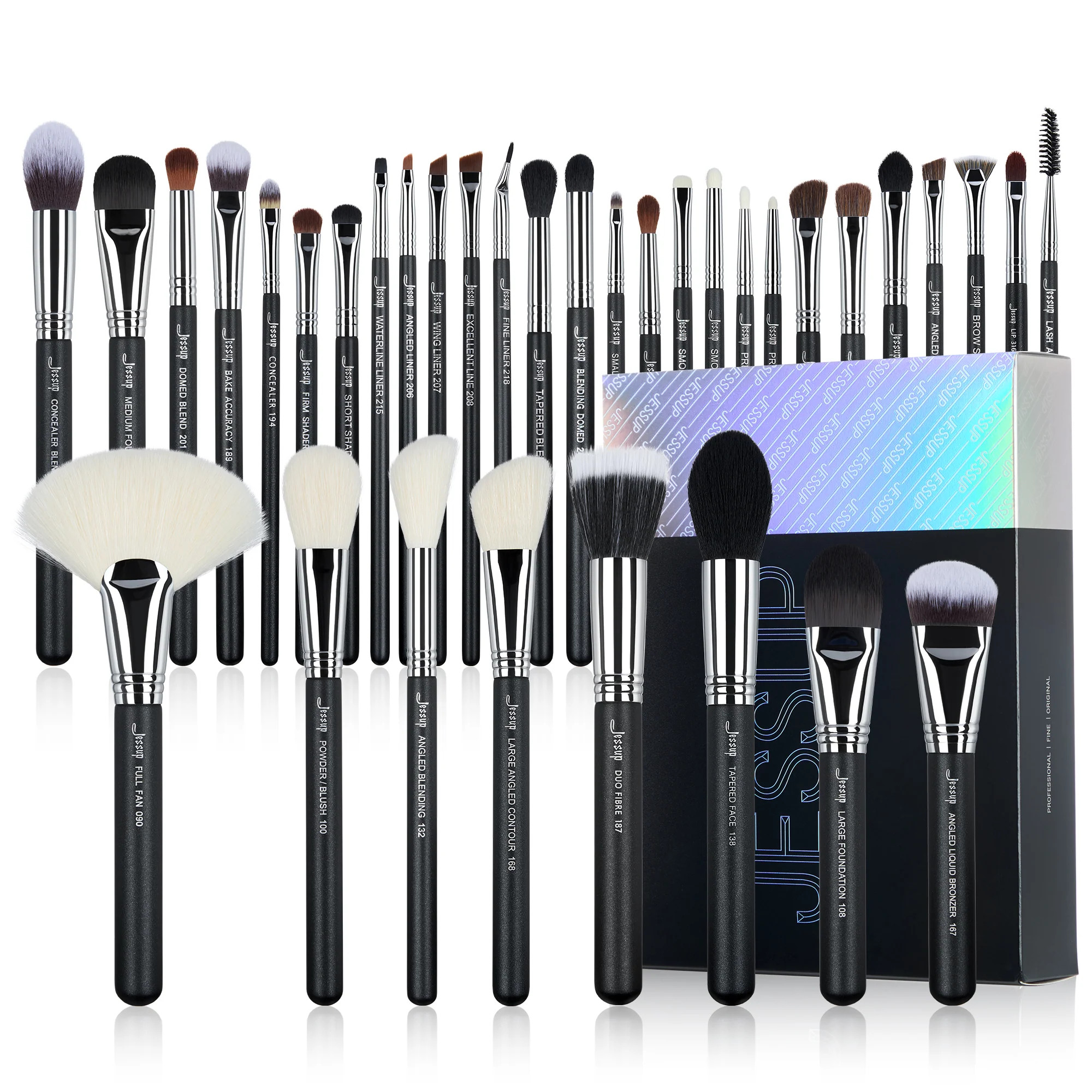 Complete Professional Makeup Brushes Set 35Pcs T342 | Jessup Trading HK CO., Limited