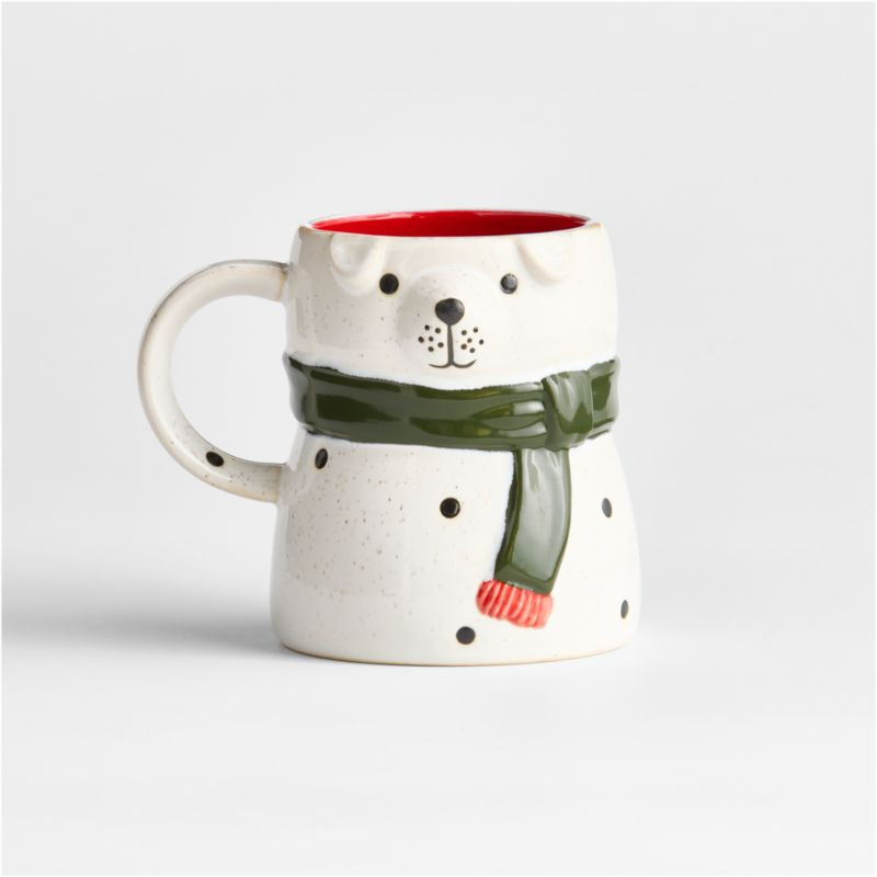 Winter Dog 12-oz. Holiday Mug + Reviews | Crate & Barrel | Crate & Barrel