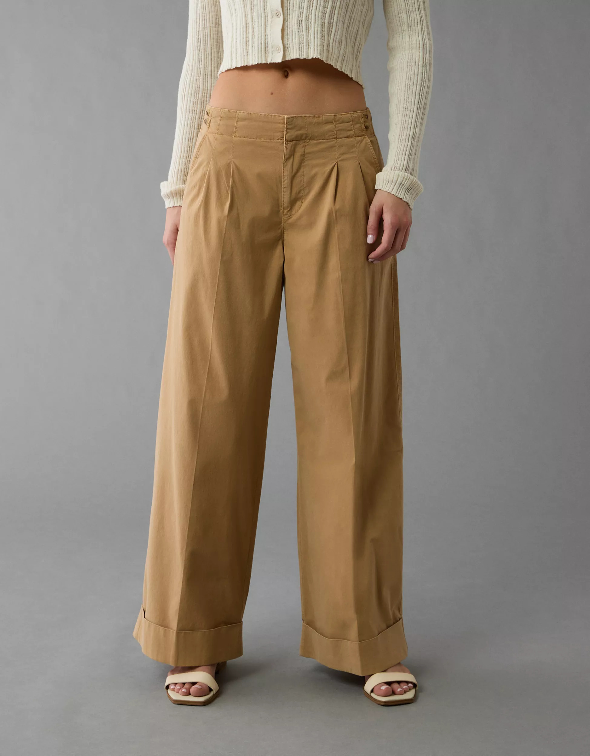 AE Poplin Pull-On Pant | American Eagle Outfitters (US & CA)