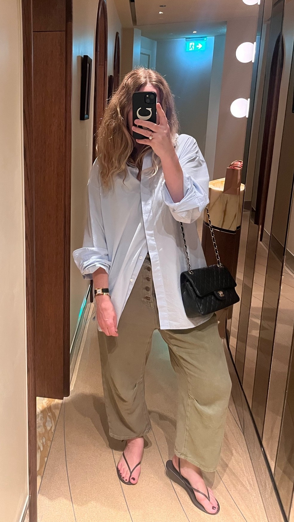 Oversized pale blue shirts with cropped khaki trousers…

#LTKautumn #LTKuk #LTKover50style