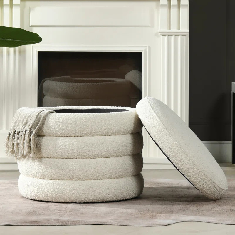 Helene Upholstered Storage Ottoman | Wayfair North America