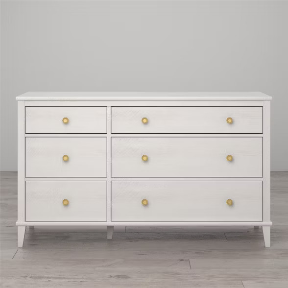 Monarch Hill Poppy White 6 Drawer Dresser | Target