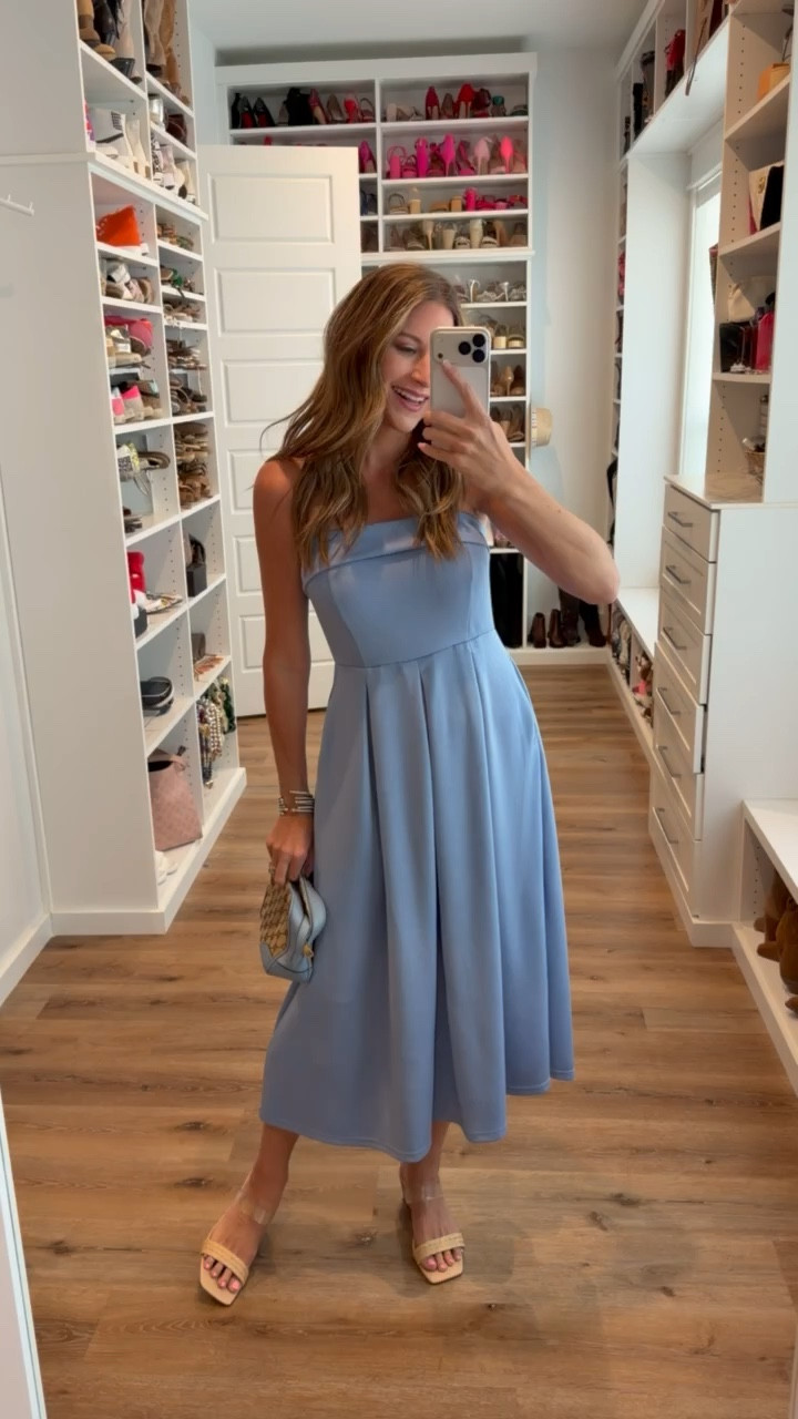 In a small dress, sandals and accessories- fits tts.

#LTKootd #LTKSeasonal #LTKgrwm
