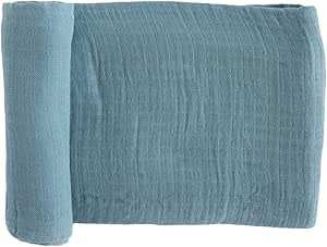 Red Rovr 100% Certified Organic Cotton Muslin Swaddle | Newborn Receiving Blanket | Baby Wrap | B... | Amazon (US)