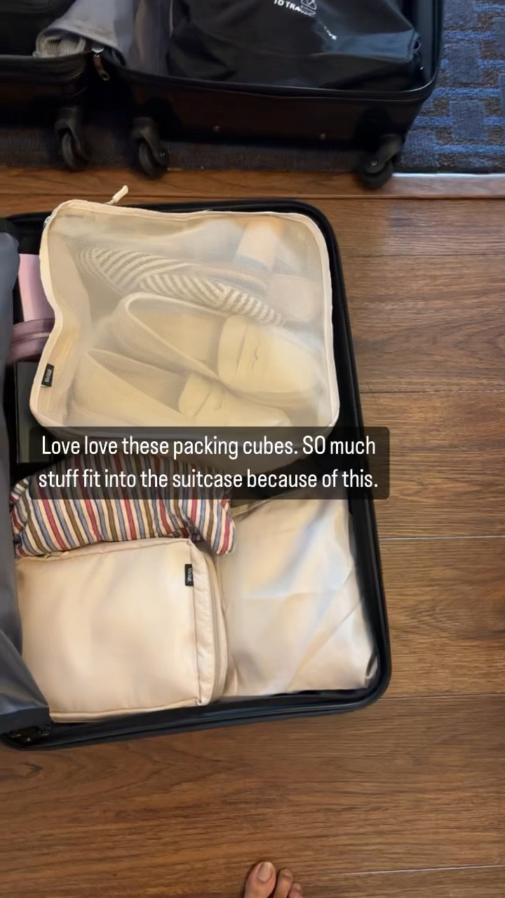 Since I’ve purchased these packing cubes my travel life has been stress free! 
Click down below to shop! 
These amazing organizing cubes will be your best purchase for traveling this holiday season 

#amazonfinds #travelhacks #organization #traveltips #must-haves

#LTKVideo #LTKfindsunder50 #LTKtravel
