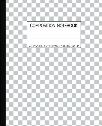 Composition Notebook: Cute Checkered Pattern Lined Paper. Aesthetic Journal For Girls, Teens, Wom... | Amazon (US)