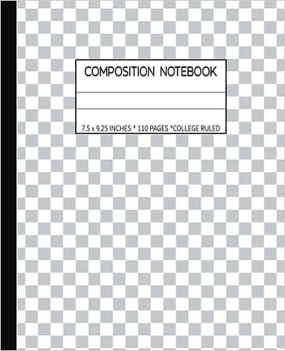 Composition Notebook: Cute Checkered Pattern Lined Paper. Aesthetic Journal For Girls, Teens, Wom... | Amazon (US)