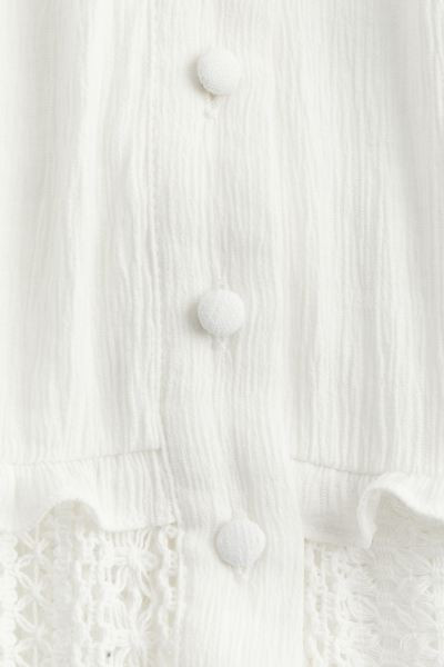 Lace-inset Crêpe Maxi Dress | H&M (US + CA)