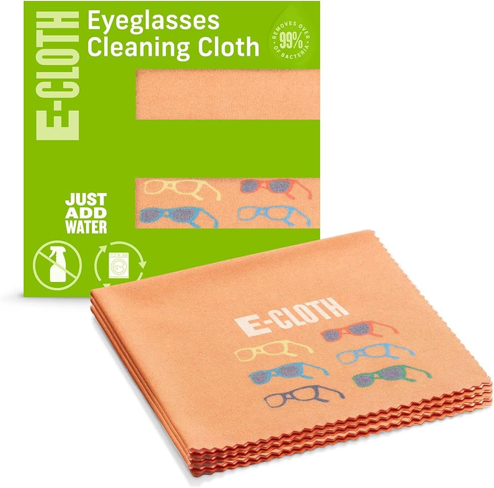E-Cloth 3-Pack Glasses Cloth, Microfiber Cleaning Cloth, Ideal Eyeglasses, Sunglasses and Lens Cl... | Amazon (US)