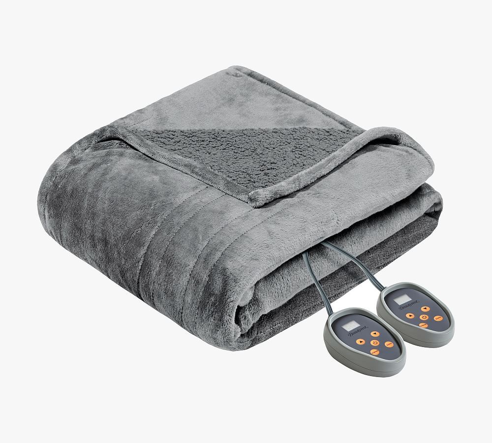 Beautyrest® Heated Microlight-to-Beber Blanket | Pottery Barn (US)