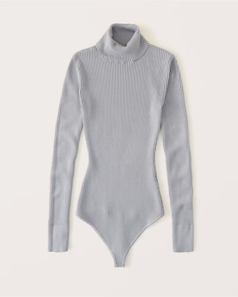 Slim Turtleneck Sweater Bodysuit | Abercrombie & Fitch (US)