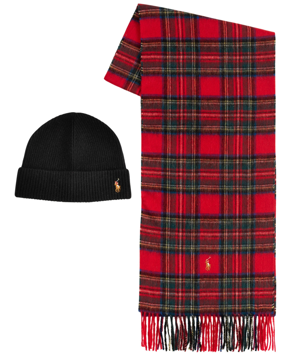 Polo Ralph Lauren Men's Holiday Plaid Boxed Gift Set - Red | Macy's