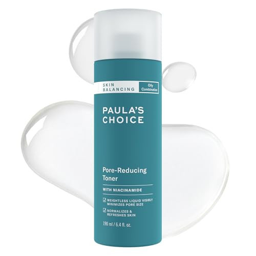 Paula's Choice Skin Balancing Pore-Reducing Face Toner with Niacinamide, for Oily Skin & Combination, Minimizes Large Pores, Controls Oil & Shine, Hydrates & Replenishes, Fragrance-Free, 6.4oz | Amazon (US)