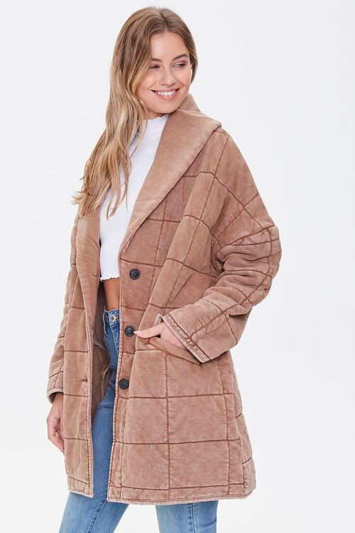 Quilted Longline Jacket | Forever 21 (US)