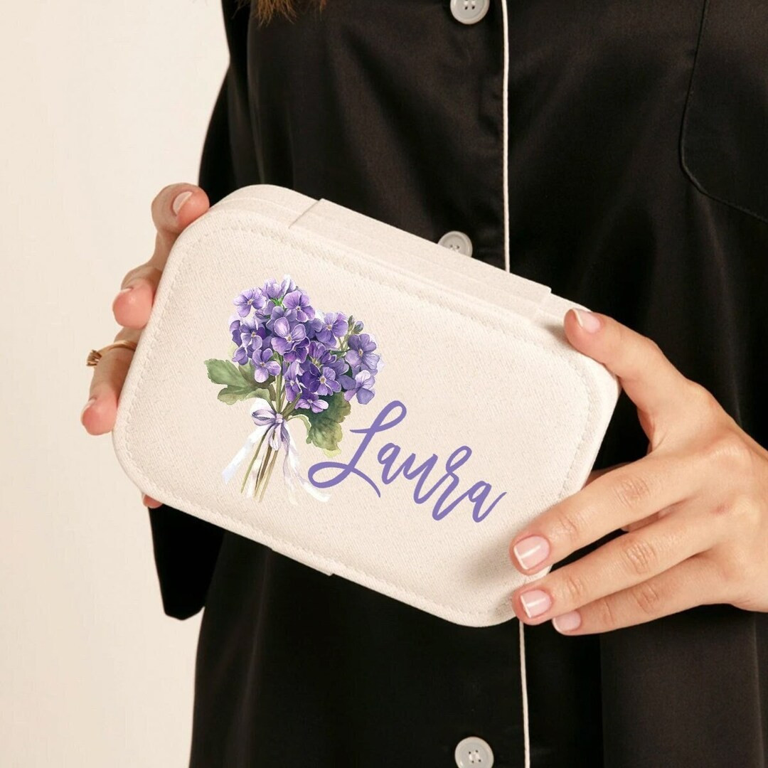 Flower Bouquet Jewelry Box, Mother's Ay Gifts, Gift for Her, Personalized Bridesmaids Gifts, Cust... | Etsy (US)