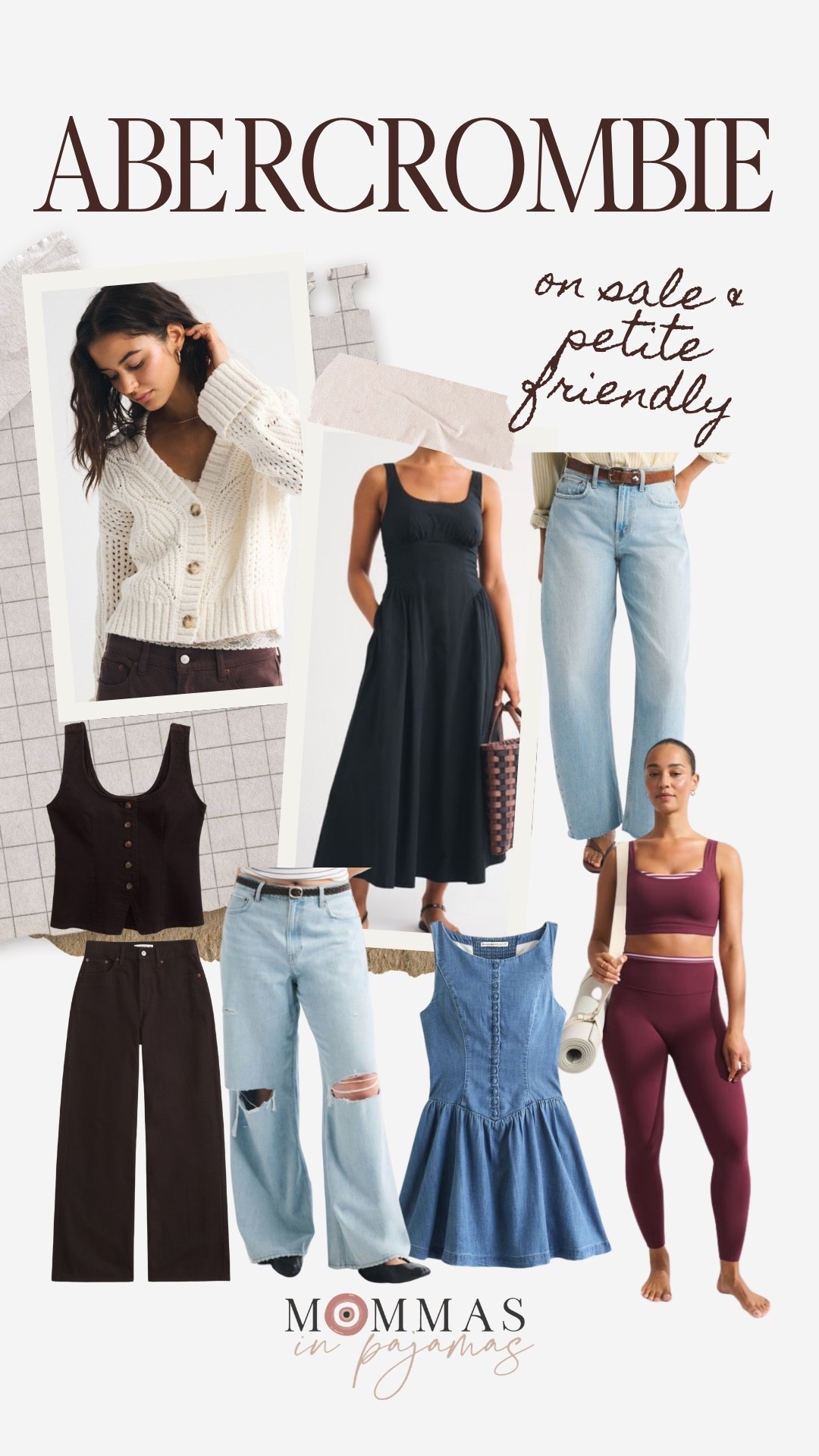 The @abercrombie sale is live and these are the pieces I’m grabbing. This cardigan is gorgeous for the cooler weather and layering on chilly fall evenings. I love their curve  love jeans, a denim dress is always a yes for me and their athletic line is so good. I am grabbing another one of my favorite bra-free curve love dresses (they make the girls look so good)!
Brown jeans, barrel jeans, full bust friendly sports bra

#LTKSaleAlert #LTKMidsize #LTKPetite