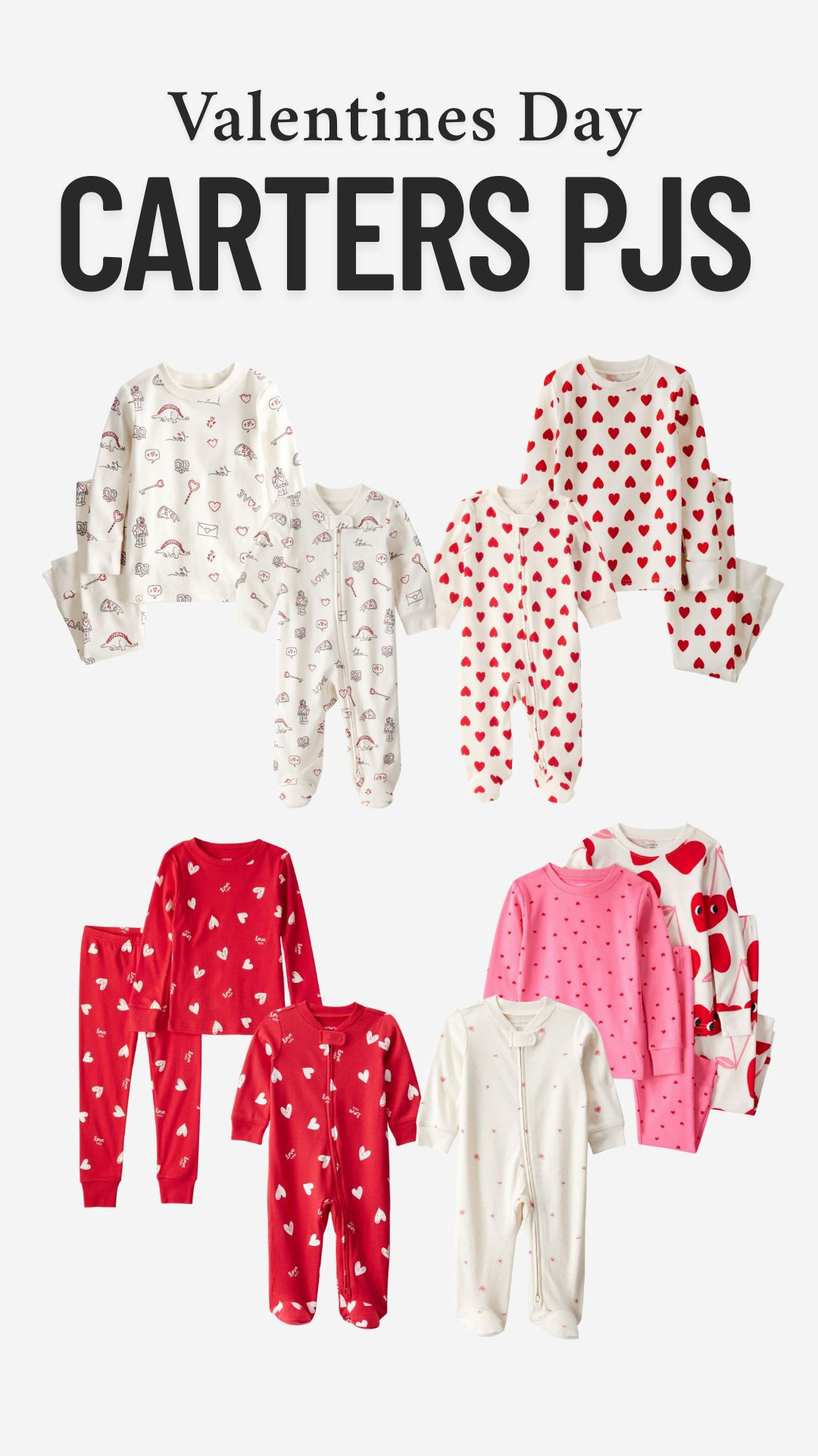 Cute Valentine's Day pajamas from Carters! 

 #LTKmomlife #LTKBaby #LTKKids