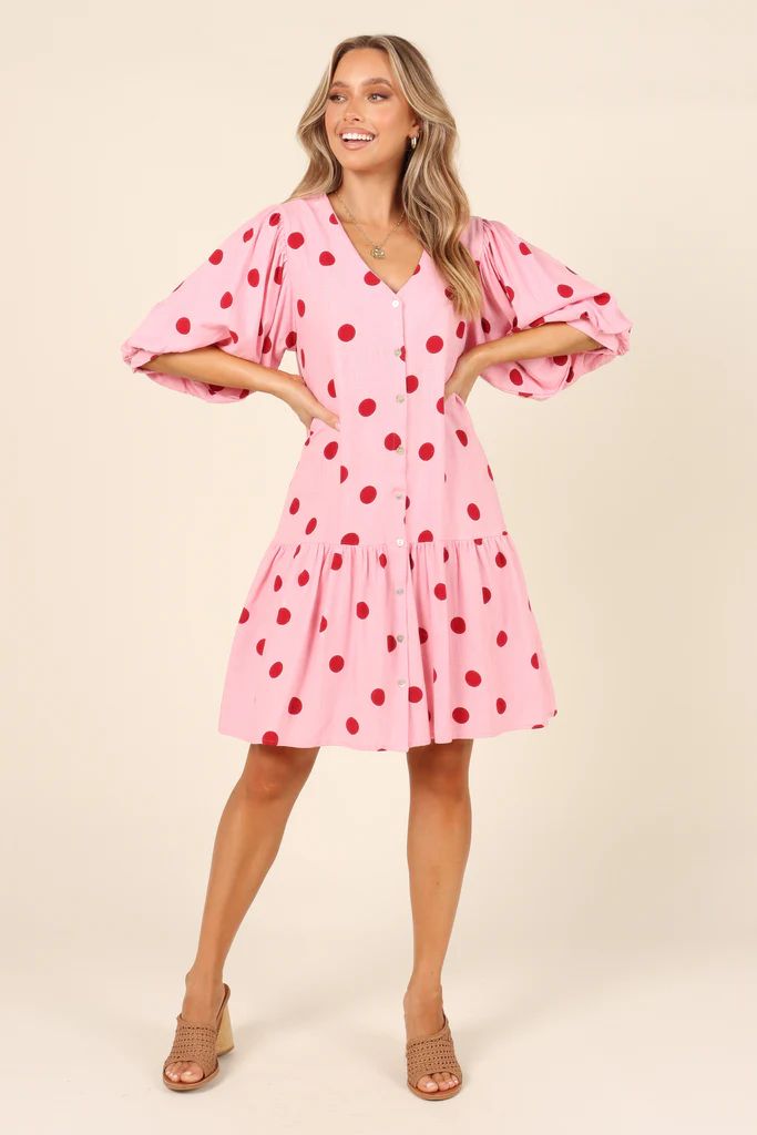 Regina Dress - Pink | Petal & Pup (US)