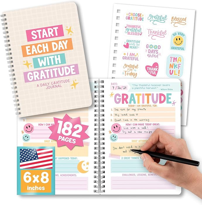 Hadley Designs Daily Gratitude Journal For Women With Prompts - Christian Gratitude Journal for W... | Amazon (US)