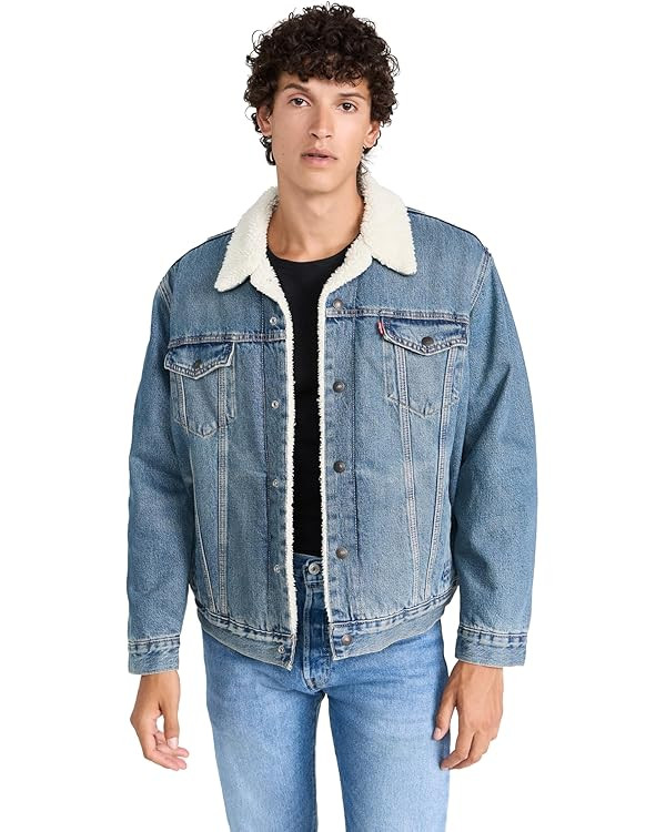 Levi's Men's Fable Sherpa Trucker Jacket | Amazon (US)