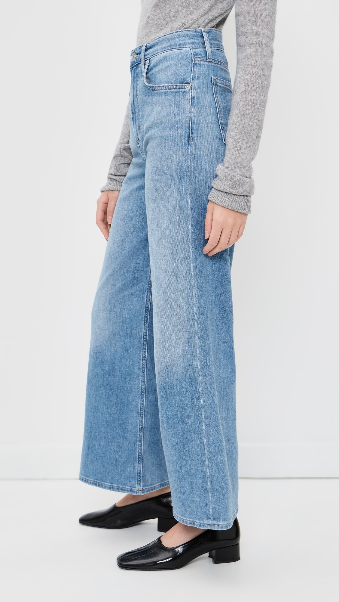 Lyra Wide Leg Crop Jeans | Shopbop