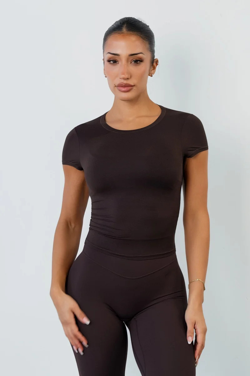 Vitality Sportlite Tee - Espresso | Vitality