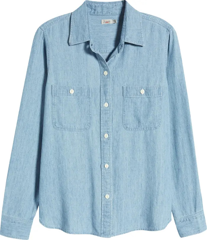 Chambray Button-Up Shirt | Nordstrom