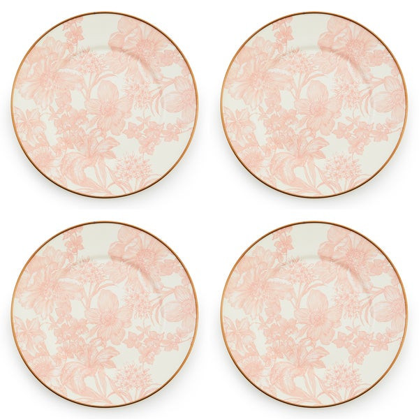 MacKenzie-Childs Rosy English Garden Salad Plates | MacKenzie-Childs