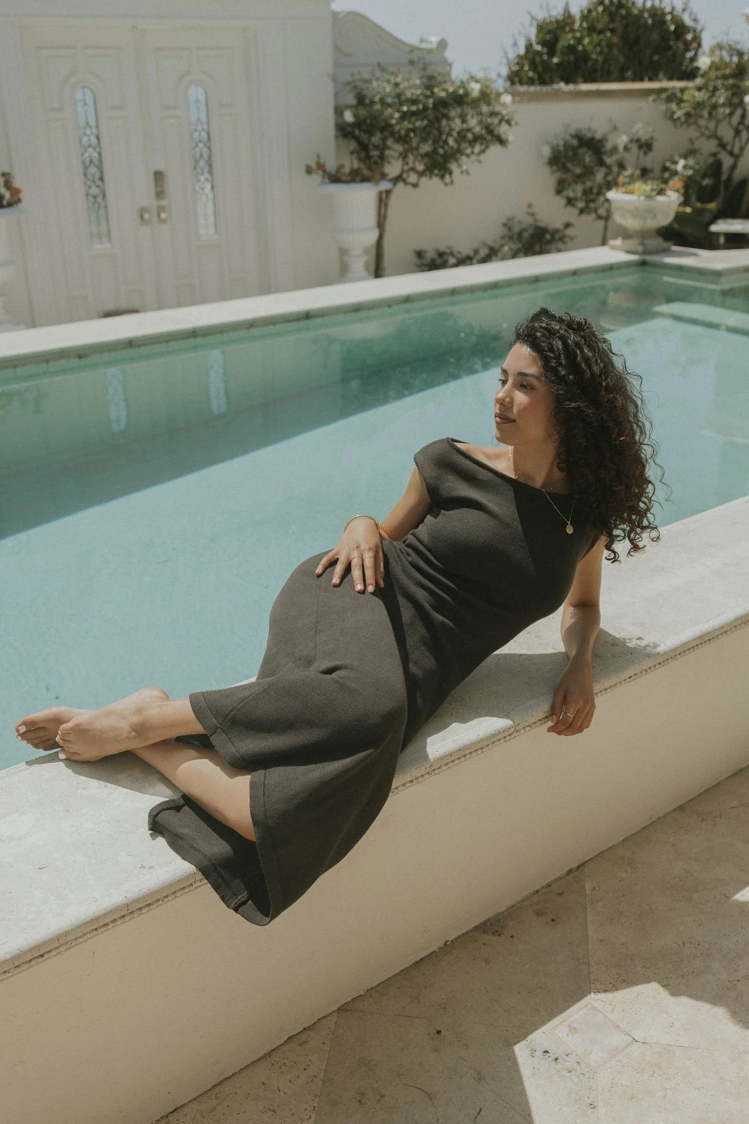 Ophelia Knit Maxi Dress | Midnight | Altair The Label