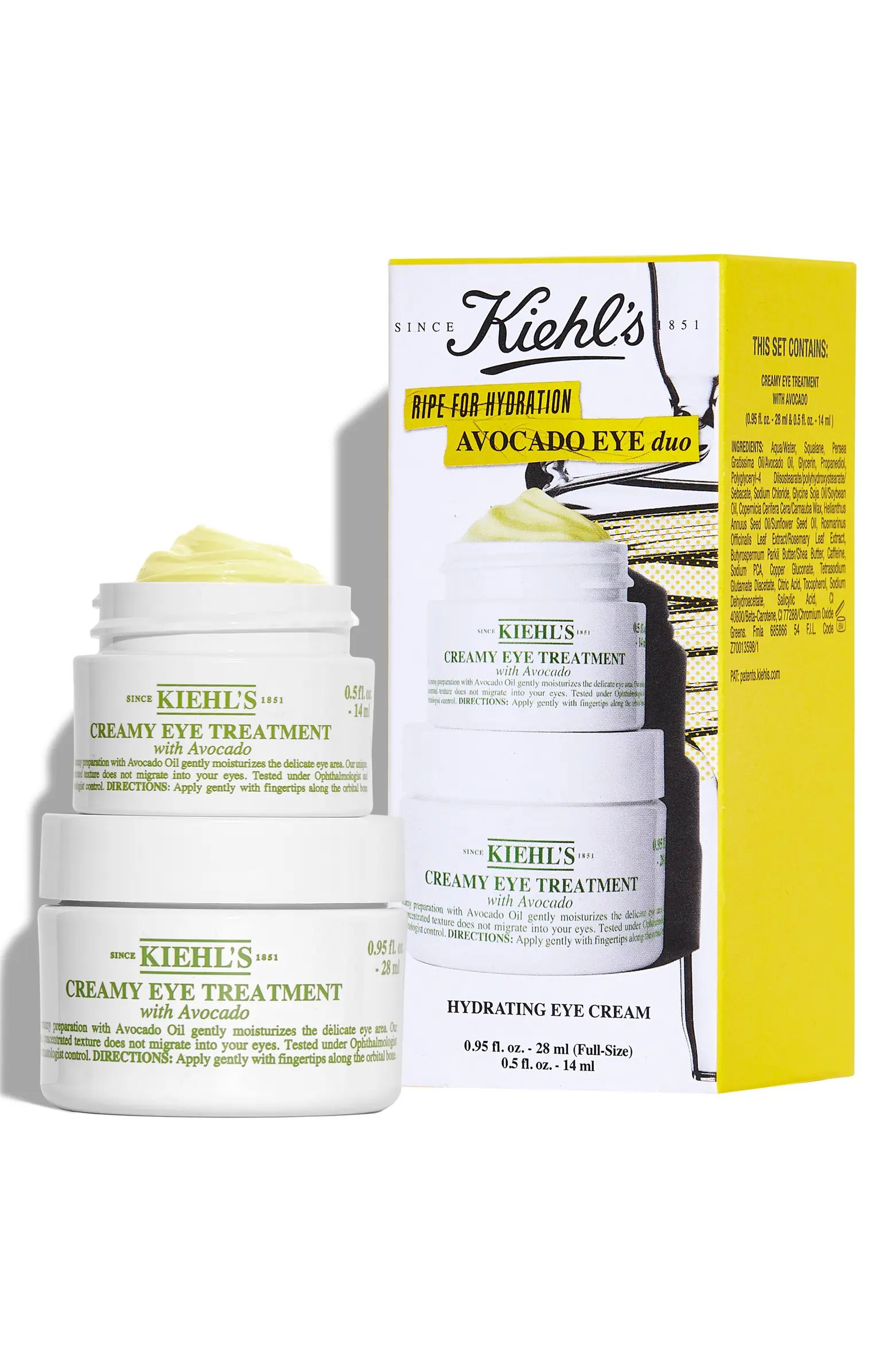 Kiehl's Since 1851 Ripe for Hydration Avocado Eye Duo $97 Value | Nordstrom | Nordstrom