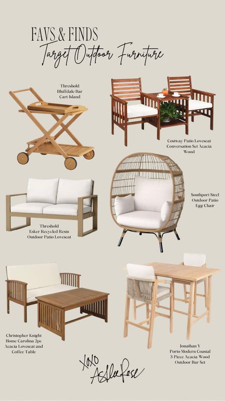 outdoor patio season is CALLING (finally) 🥹📞🌸 love these outdoor furniture pieces from Target. 

Outdoor Furniture, Furniture, Patio Furniture 

#LTKhome #LTKsalealert