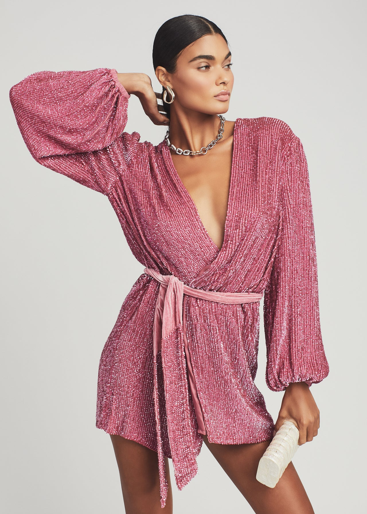 Gabrielle Sequin Robe | Retrofete