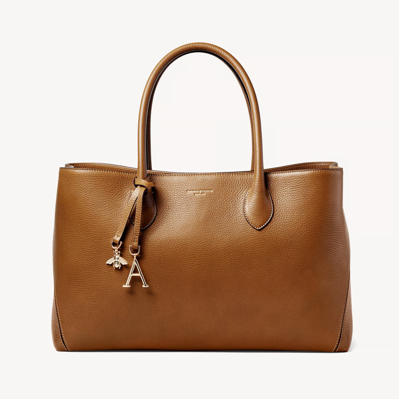 London Tote Bag

        
            
            Tan Pebble | Aspinal of London