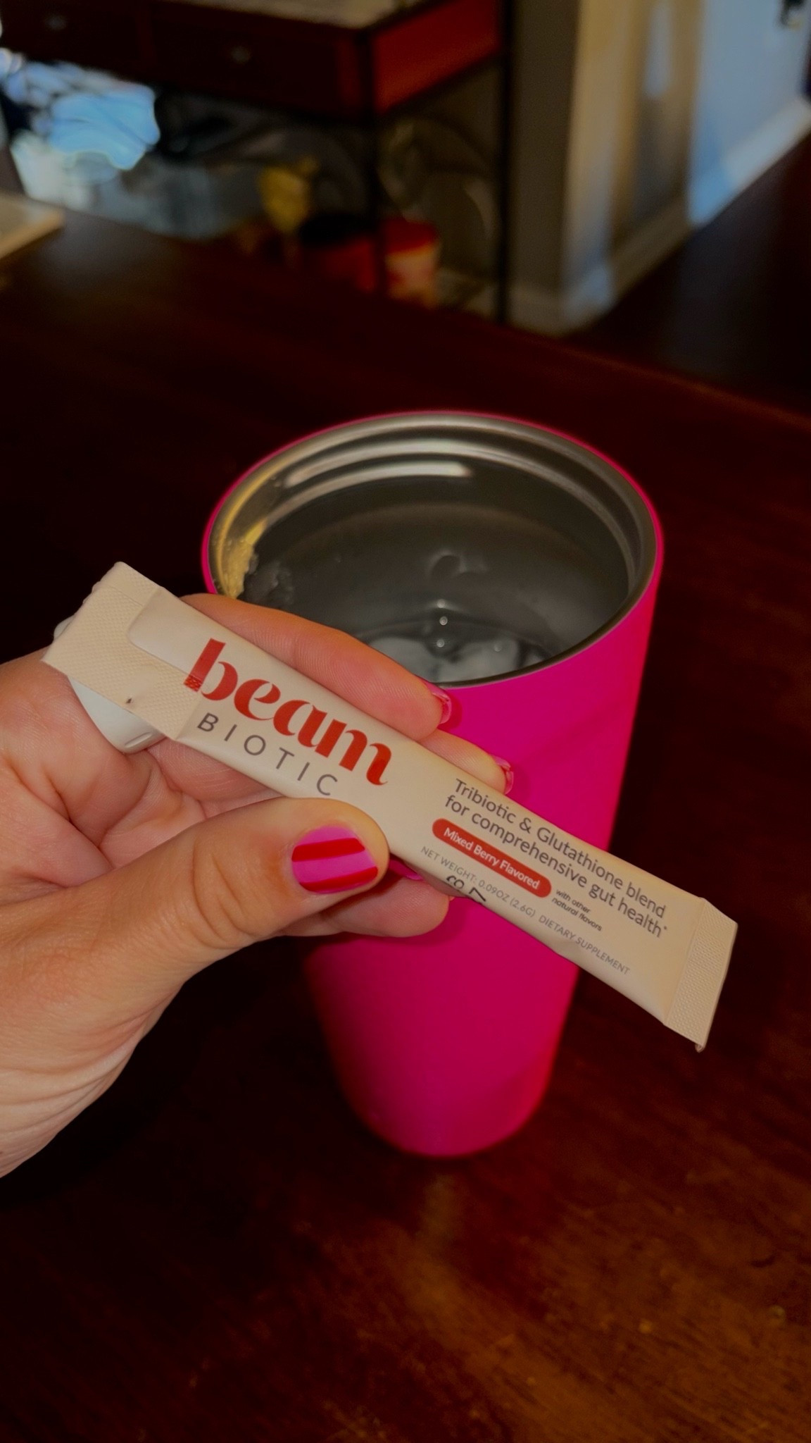 I’m loving this biotic - I usually can’t handle water flavors but this one doesn’t bother me at all!!