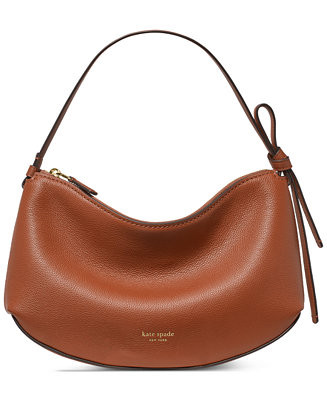 Loop Medium Pebbled Leather Shoulder Bag | Macy's