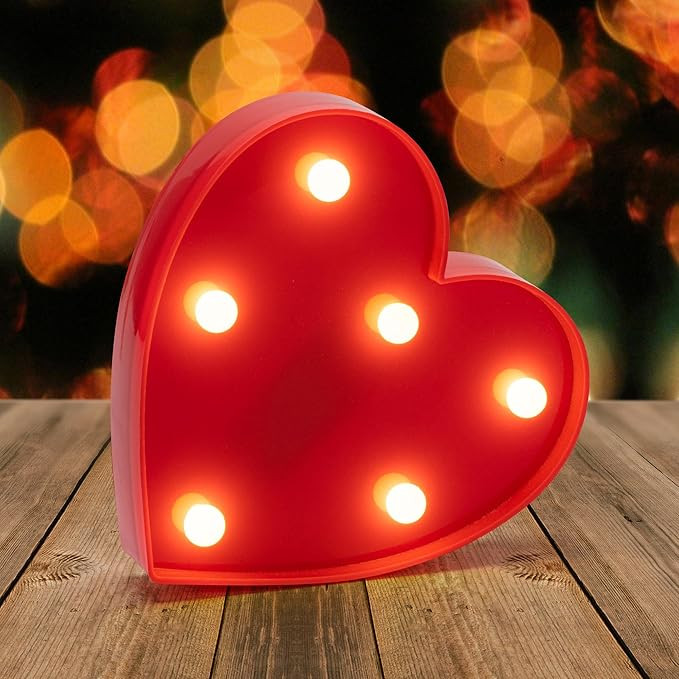 Light Up Letters, Led Letter Lights 26 Alphabet, Decorative Lighted Letter, Battery Powered Led M... | Amazon (US)