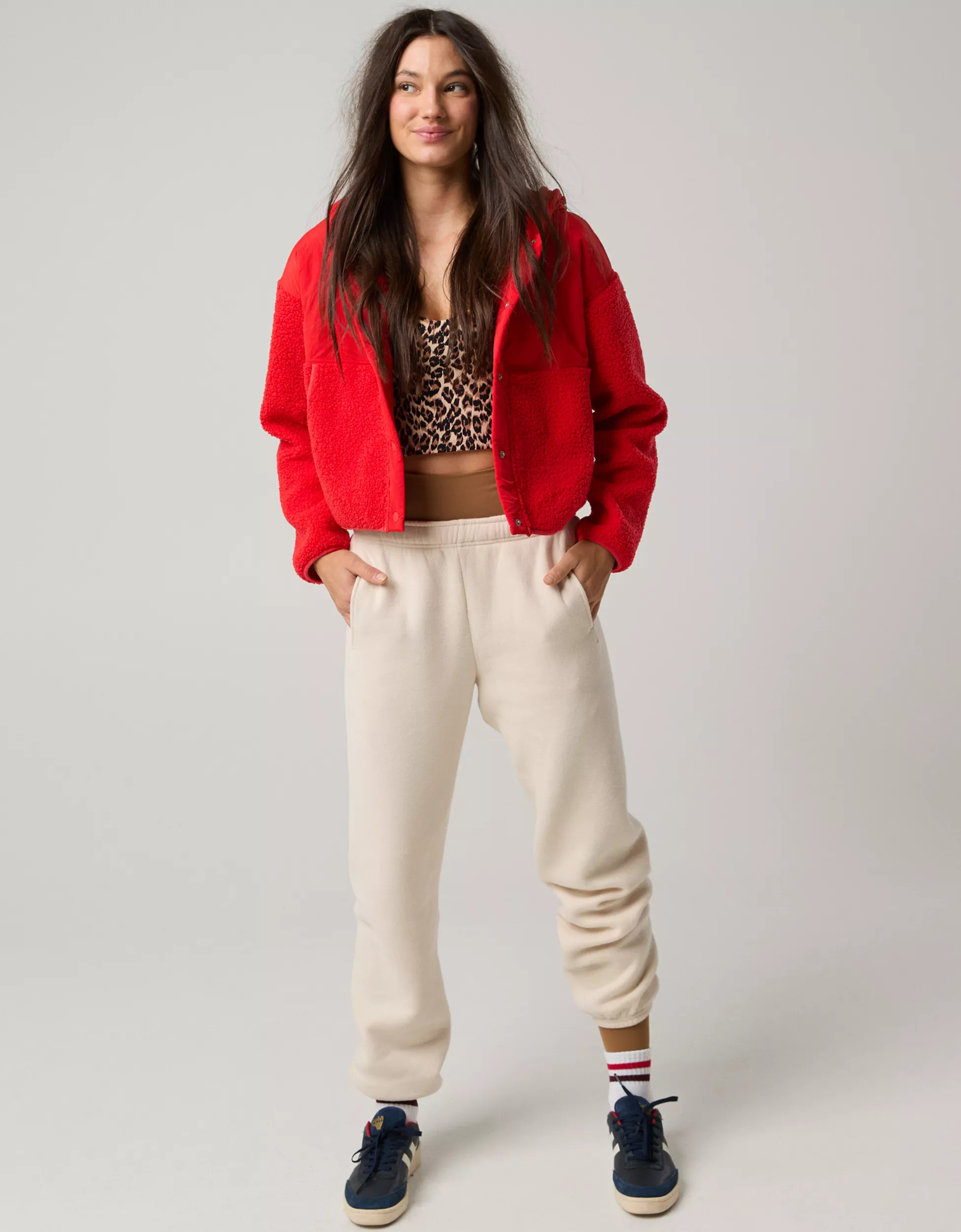 OFFLINE By Aerie Fluff Love Sherpa Jacket | Aerie