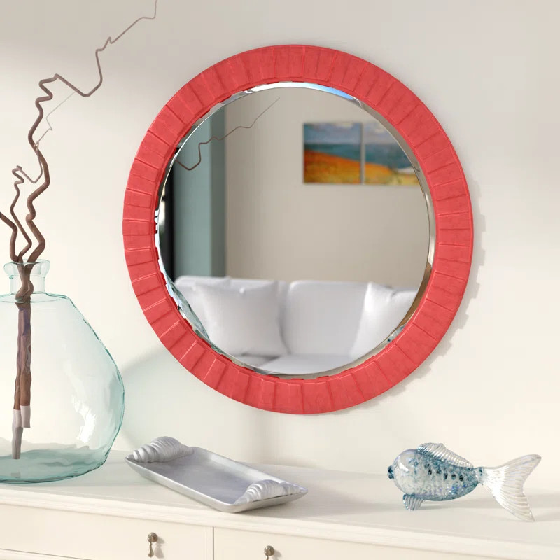 Round Resin Accent Mirror | Wayfair North America