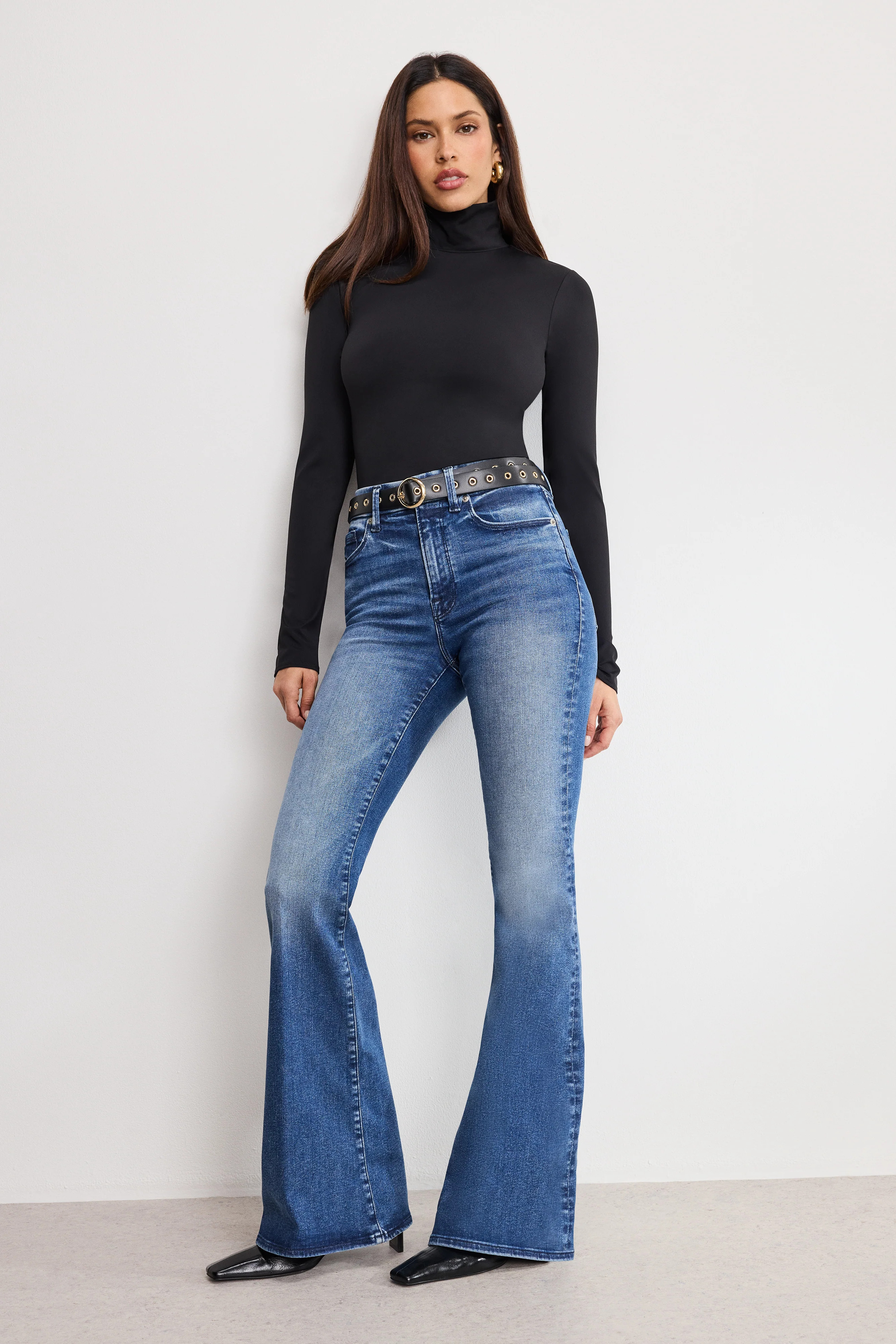 WEIGHTLESS TURTLENECK | BLACK001 - GOOD AMERICAN | Good American