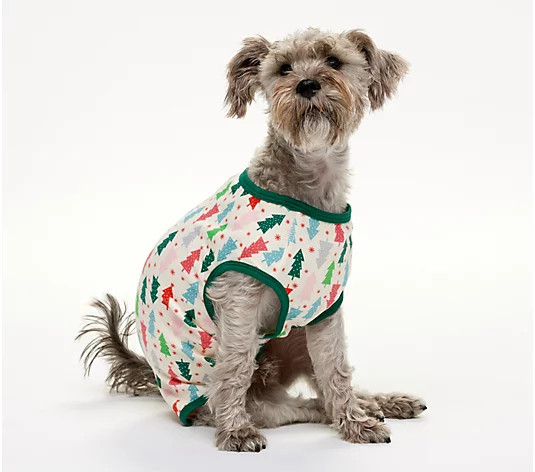 MUK LUKS Pet Butter Knit Matching Pajama Onesie - QVC.com | QVC