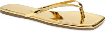 TKEES Lily Mirror Square Toe Flip Flop (Women) | Nordstrom | Nordstrom