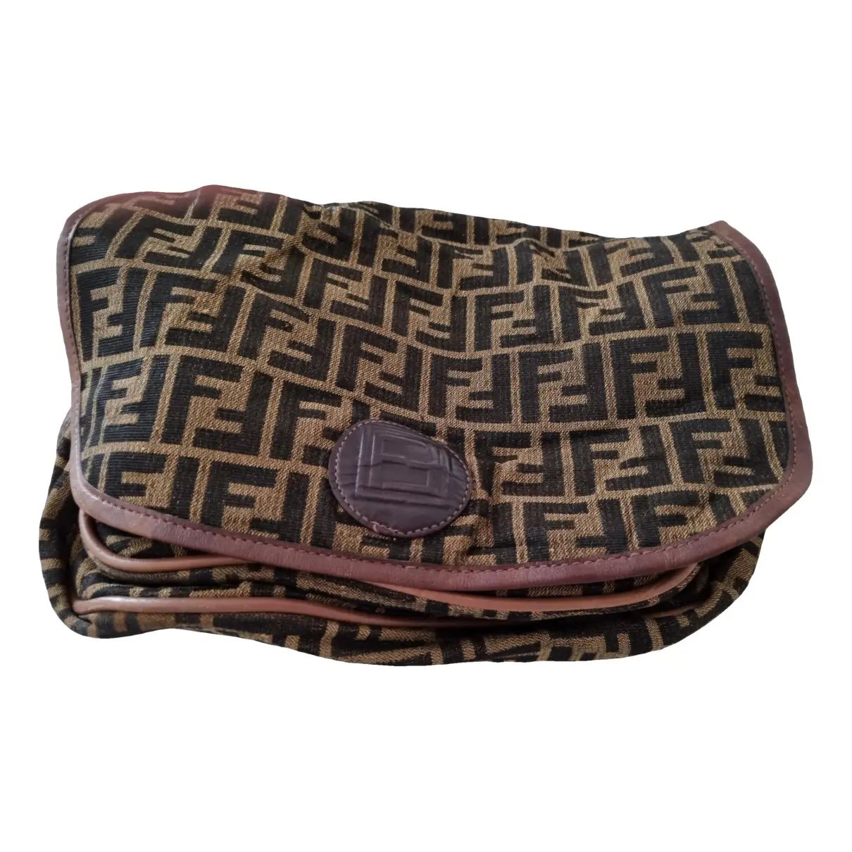 Mamma baguette cloth handbag Fendi Brown in Cloth - 36867470 | Vestiaire Collective (Global)
