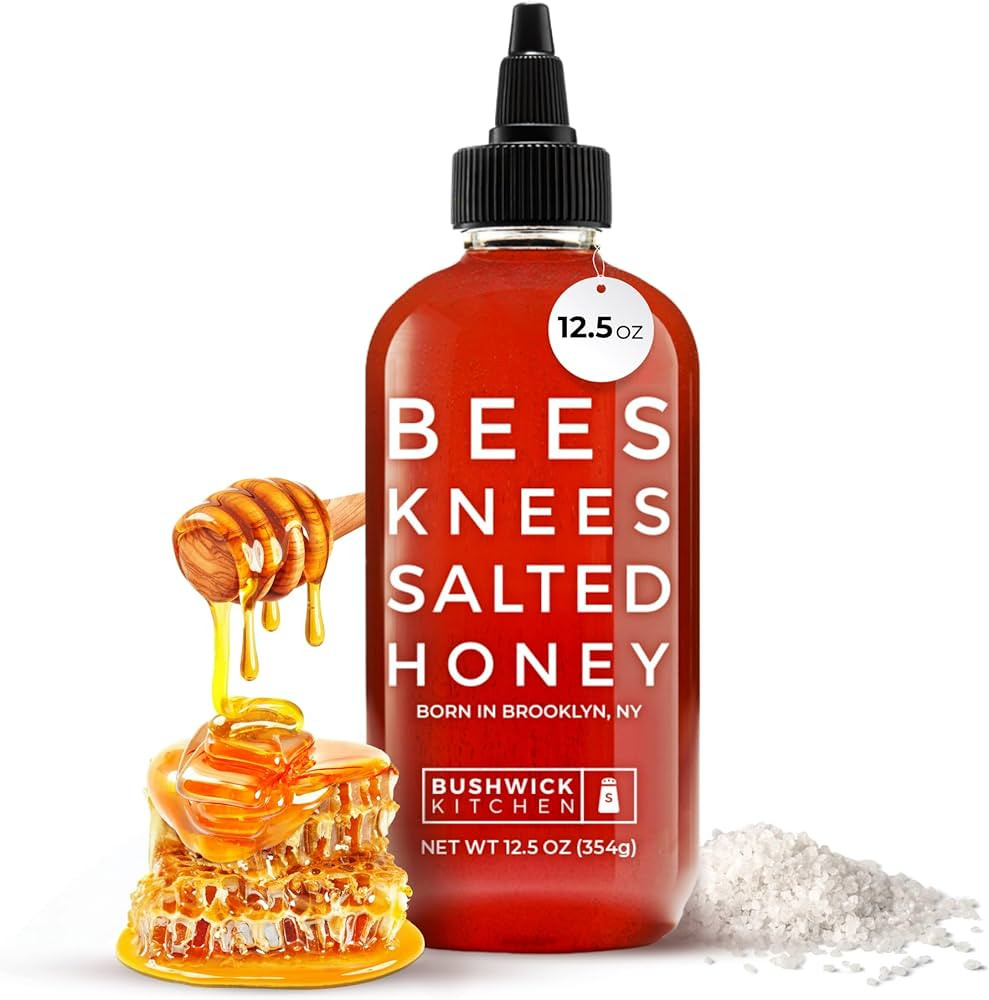 Bees Knees Salted Honey, 12.5 oz, Pure Honey Infused with a Touch of Salt, Gluten Free, Paleo Fri... | Amazon (US)